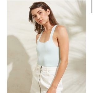 Abbeline Square Neck Mint Green Tank NWT